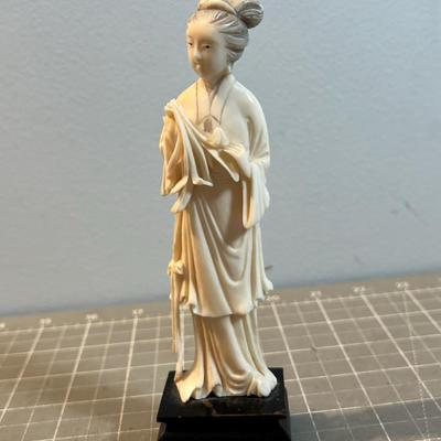 Impressive Carved BONE Asian Woman