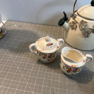 Tea Time: Tea Pots,  Cream & Sugars  