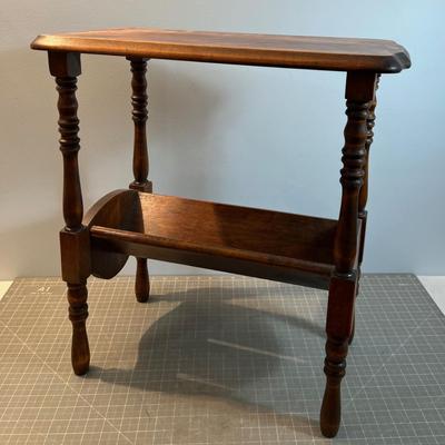 Walnut Colored Magazine Table 1940's