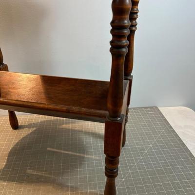 Walnut Colored Magazine Table 1940's