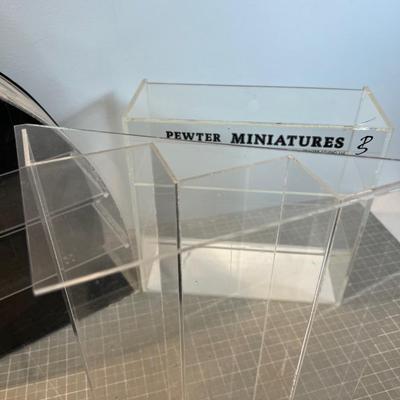 3 Acrylic Display Cabinets, Smaller 