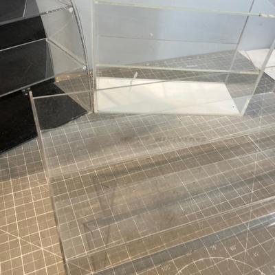 3 Acrylic Display Cabinets, Smaller 