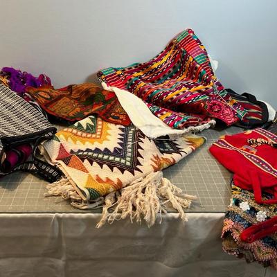 Textiles from Guatemalan: Blanket, Throws Etc. 