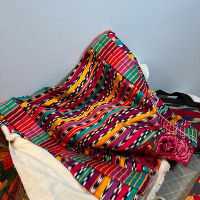 Textiles from Guatemalan: Blanket, Throws Etc. 