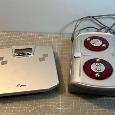 Foot Massage and a Scale 