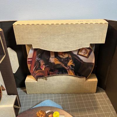 5 Norman Rockwell PLATES 