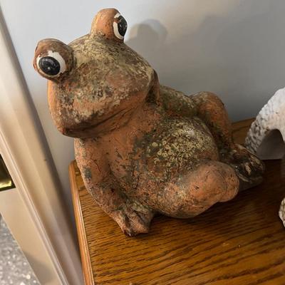 Frog and the Pagoda Ceramic