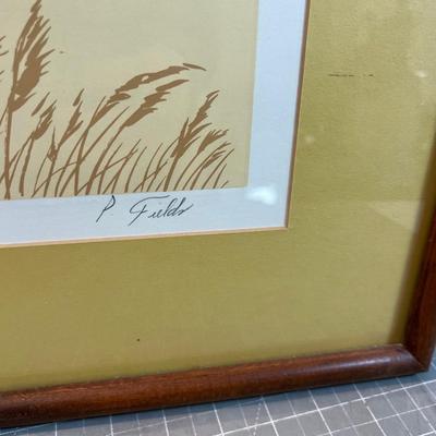 Vintage Limited Edition Print from the 70's Signed and Number 