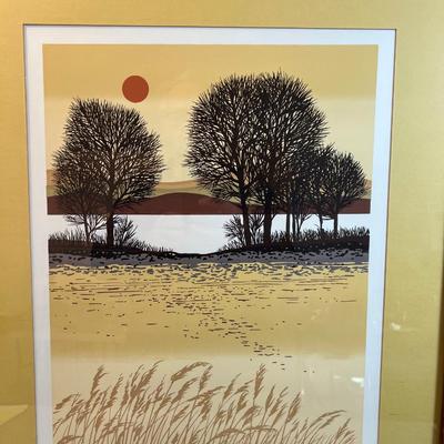 Vintage Limited Edition Print from the 70's Signed and Number 