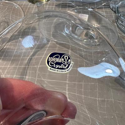 Mixed Lot of Fine Clear Glass Wear, MCM on a lot of it 