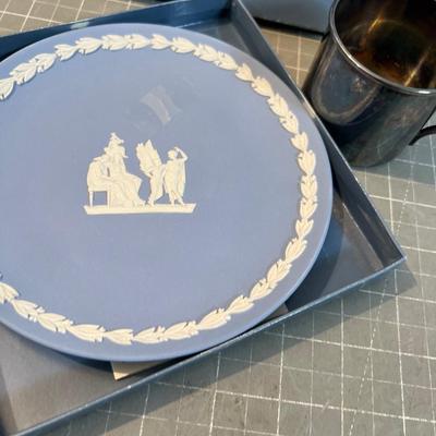 Wedgwood and a Silver Plated Cup