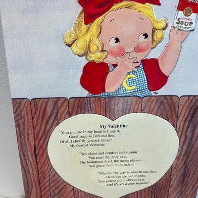 Cute Campbell Soup Sign & Cup