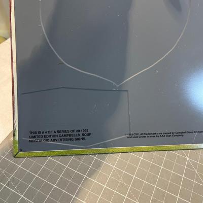 Cute Campbell Soup Sign & Cup