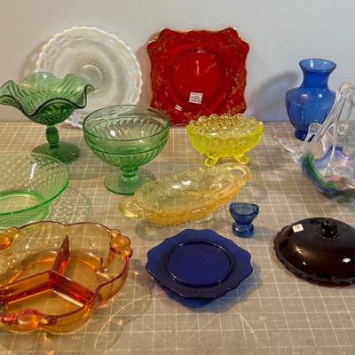Super Mixed Lot of Colored Glass 