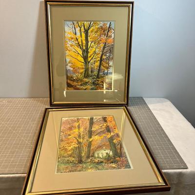 Pair of Water Colors