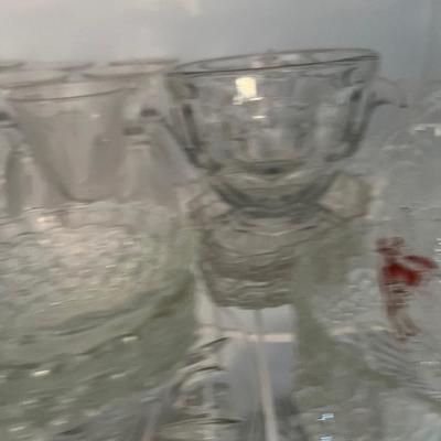 Huge Closet of Very Good Fine Clear Glass 