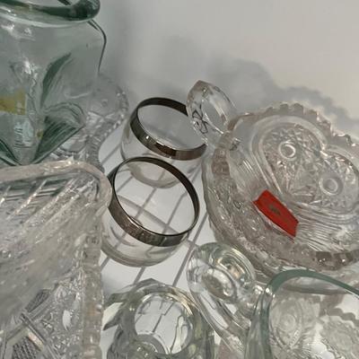 Huge Closet of Very Good Fine Clear Glass 