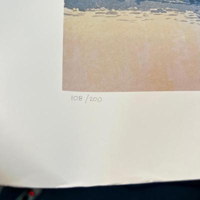 Limited Edition Print, SALTAIR 108 of 200 H. Francis Sellers Utah Artist