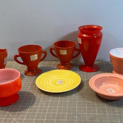 Modern Tone Several Colors Orange, Pink, Yellow, 