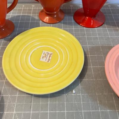 Modern Tone Several Colors Orange, Pink, Yellow, 