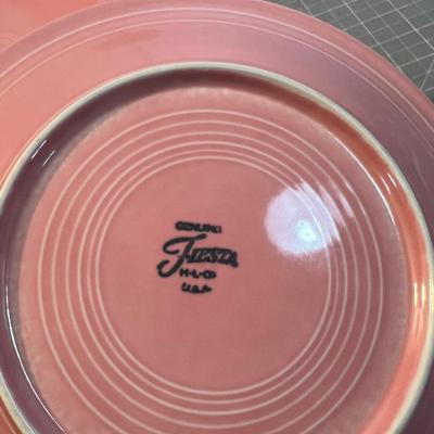 Pink FIESTA Plates, Originals 