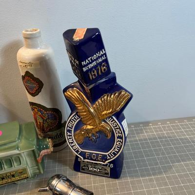 Pour Spouts, Jim Beam Collector Bottles including Trolley from San Francisco Plus more