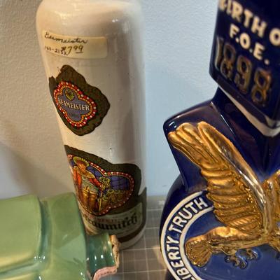 Pour Spouts, Jim Beam Collector Bottles including Trolley from San Francisco Plus more