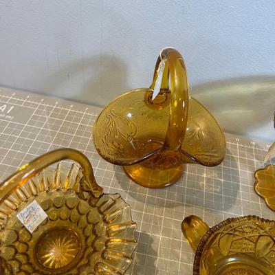 AMBER Glass ITEMS!!!! Coin, Sandwich - this is the Sleeper 