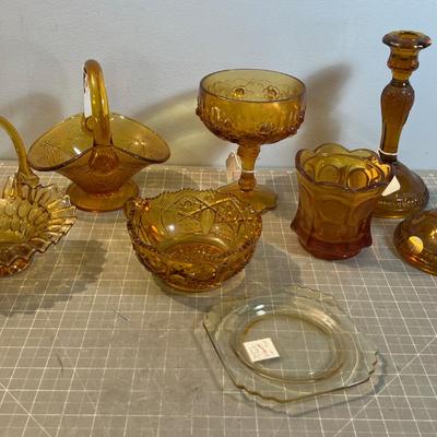 AMBER Glass ITEMS!!!! Coin, Sandwich - this is the Sleeper 