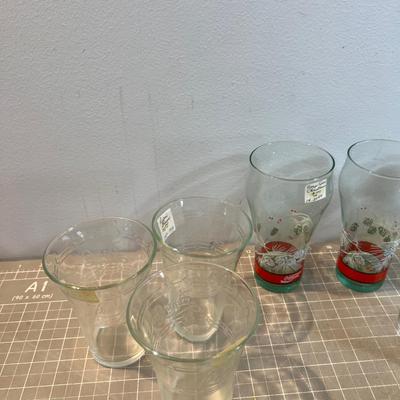 Collectible Glasses: McDonald , Pepsi, Etc. 