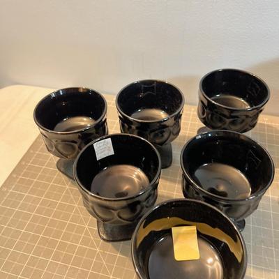 Noritake Spotlight Ebony Black Glass - Unusual!