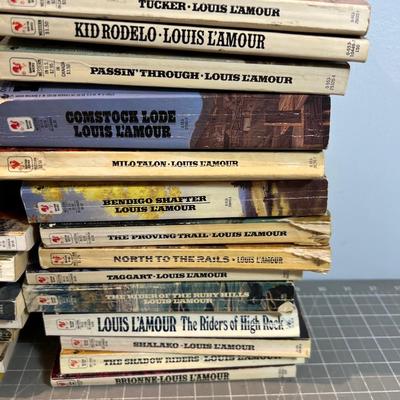 Collection of Louis L'Amour Paper Backs