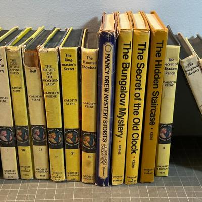 Collection of Nancy Drew Hard Bound Books