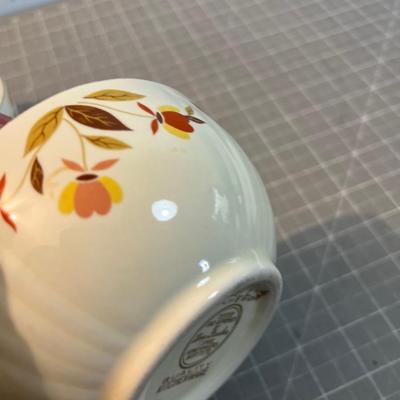 Autum Leaf Custard Bowls and Salt Dish