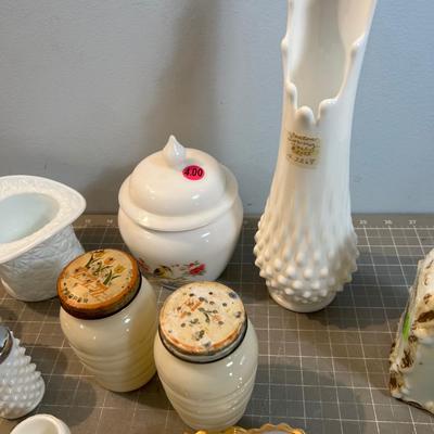 Milk Glass Collection 