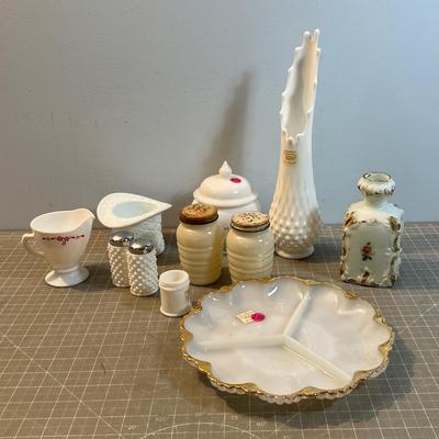 Milk Glass Collection 