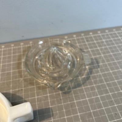 3 Vintage Glass Juicers