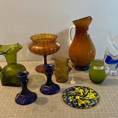 Colored Glass Lot, Impressive