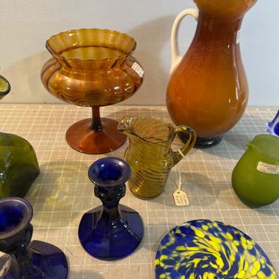 Colored Glass Lot, Impressive