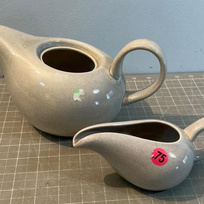 Russel Wright Tea Pot and Creamer 
