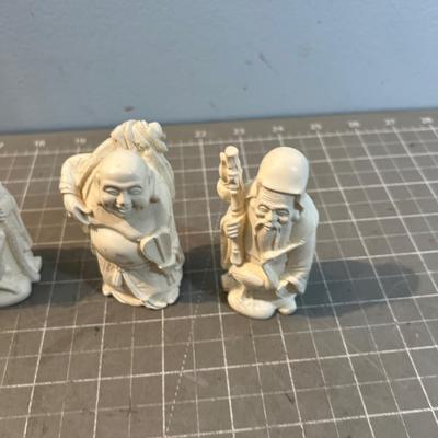 Carved Asian Figurines