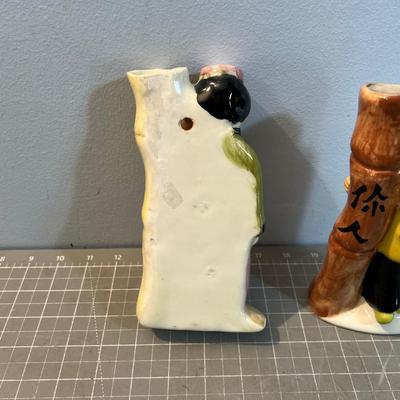 Pair of Bud Vases Probably Royal Copley