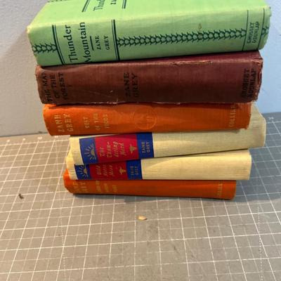 Zane Grey Books Including Thunder Mountain