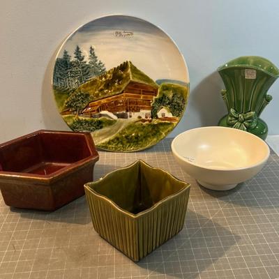 Planters, Vase and Plate Pottery