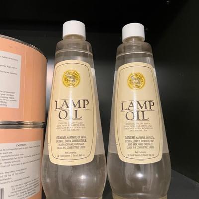 Basement: Lamp Oil and Survival Gear 