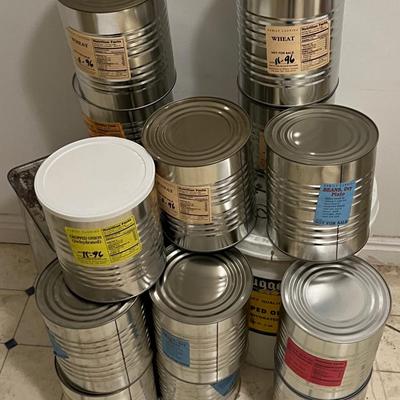 Basement: Food Storage Wheat Rice & Beans