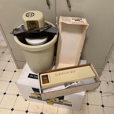 Basement: Ice Cream Maker and Seal A Meal 