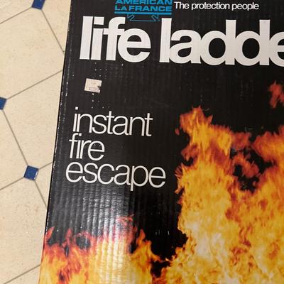 Basement: Fire Ladder for the 2nd Story NEW in the box