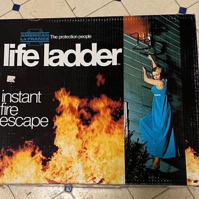 Basement: Fire Ladder for the 2nd Story NEW in the box