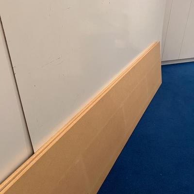 Basement: 4 X8 Sheet of Melamine & 2 Counter Top 106 X 23" 